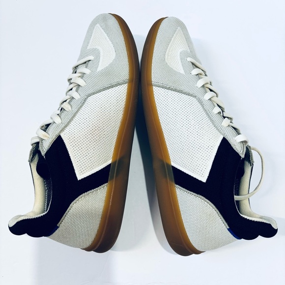 Rothy’s The RS01 Hudson Beige White Black Knit Low Top lace up sneakers men's 12 - Picture 9 of 15